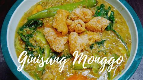 How To Cook Ginisang Munggo Sauteed Mung Beans Youtube