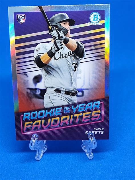 2022 Bowman Chrome Gavin Sheets Rookie Of The Year Favorites Insert