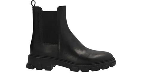 Michael Kors Leather Ridley Ankle Boots In Black Lyst