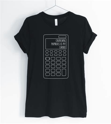 Crunching Numbers Is My Cardio Accountant Shirt Cute Accountant Tee