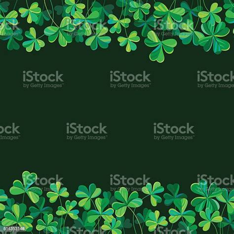 Clover Borders Stock Illustration Download Image Now Agricultural Field Clover Grass Istock