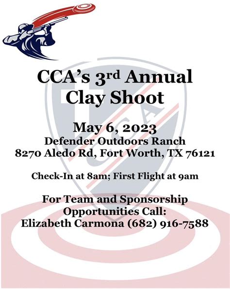 Rd Annual Cca Clay Shoot Defender Outdoors