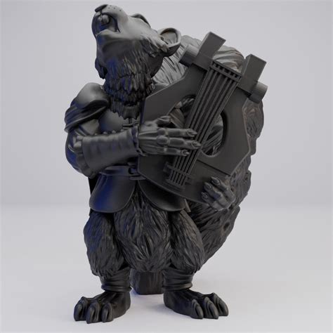 Hot Goblin リス吟遊詩人ミニチュア ホットゴブリン TRPG 音楽家