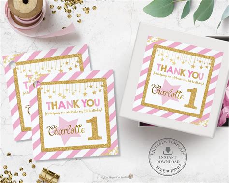 Free Free Printable Pink And Gold Thank You Tags Download Free Free