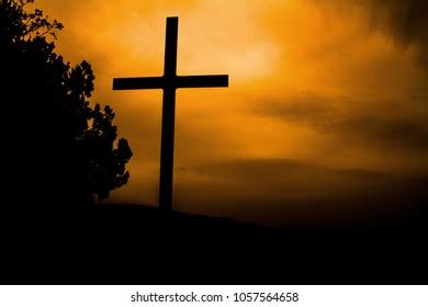 Horizontal Crucifix Sunset Images Stock Photos Vectors