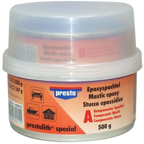 Mastic époxy 500 Grs Feu Vert