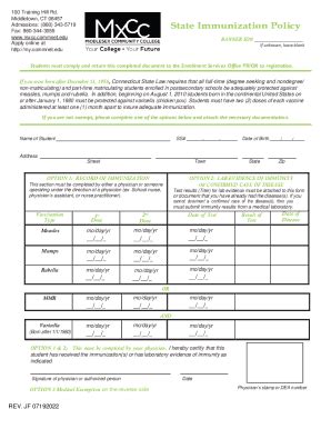 Fillable Online Middlesex Community College Ct Transcript Request Fax