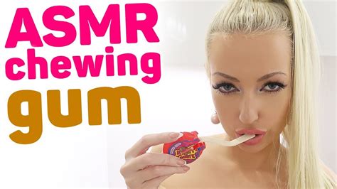 ASMR Gum Blowing Bubbles CHEWING SOOTHING SOUNDS FOR SLEEP SNAPPING