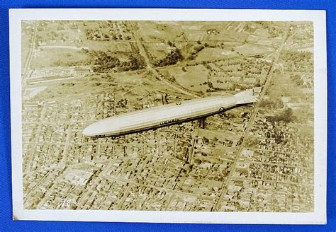 1920s Photograph Of The Us Navy Airship Zr 1 Uss Shenandoah” In