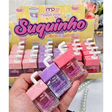 Brilho Labial Maria Pink Picol Zinho K All Produtos Diversos