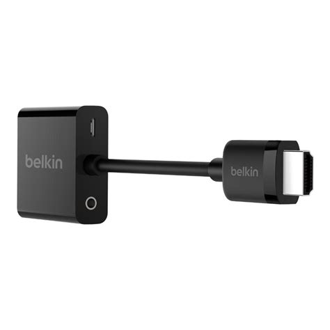 Belkin HDMI To VGA Adapter With Micro USB Power Black Winc