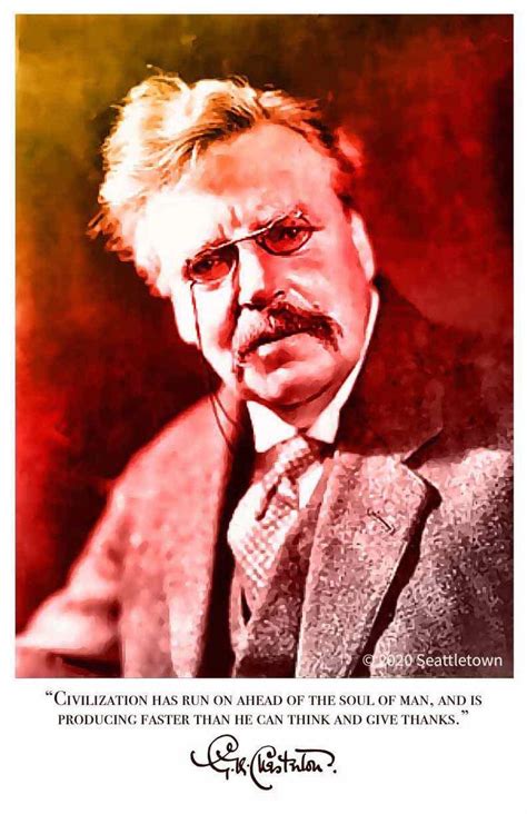 G K Chesterton Inspirational Quote 11x17 Poster Etsy Chesterton