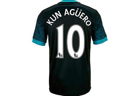 Aguero Man City Away Jersey - 2015/16 Manchester City Jerseys