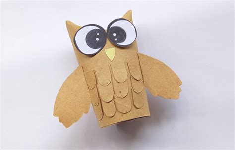 DIY Paper Owl -Cute and Easy to Make - Jenny at dapperhouse