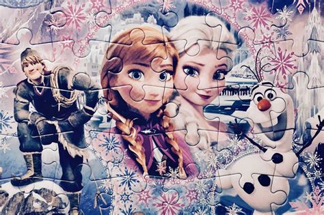 Puzzle Kristof Anna Elsa Und Olaf