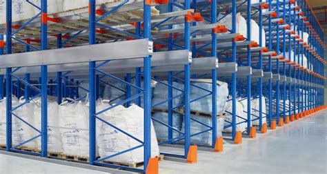 big bags racking solutions  storing bulk goods stow racking