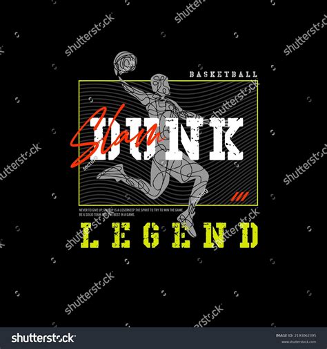 Slam Dunk Basketball Championship T Shirt Stock Vector (Royalty Free ...