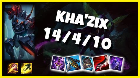 Kha Zix Vs Kayn EU Challenger JUNGLE 14 4 10 Gameplay Replay Patch