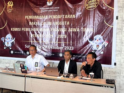 Tim Seleksi Buka Pendaftaran Anggota Kpu Jatim 2024 2029 Monitor