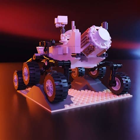 Lego moon rover stl 3D model 3D printable | CGTrader