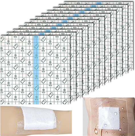 Amazon 25PCS Waterproof Dialysis Catheter Shower Cover 7 8 X7 8