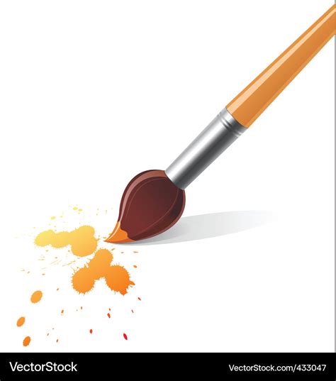 Paintbrush Royalty Free Vector Image VectorStock