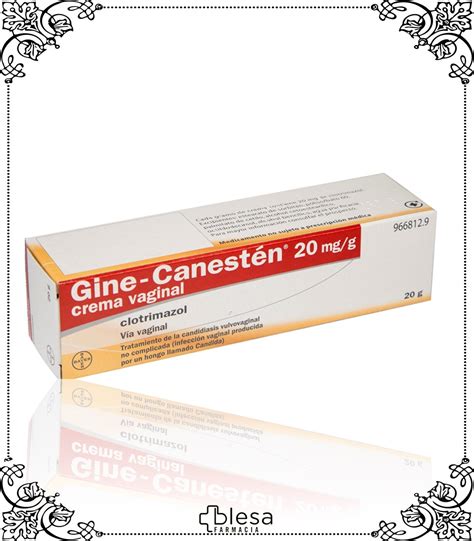 Bayer Gine Canesten 20 Mg G Crema Vaginal 20 Gr Blesa Farmacia