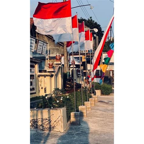 Jual Tiang Bendera Stainless Tiang Bendera Jalan 3 Meter Shopee Indonesia