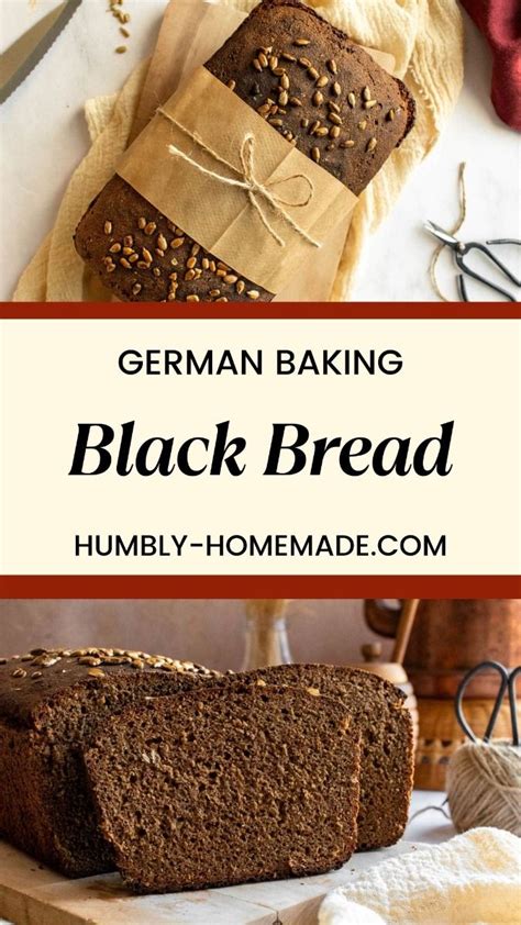 Schwarzbrot Hearty German Black Bread Humbly Homemade Recipe