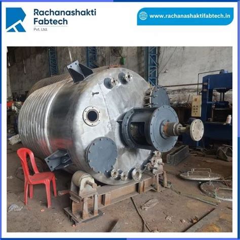 Semi Automatic SS 304 Mild Steel Vertical Pressure Vessel Max Design