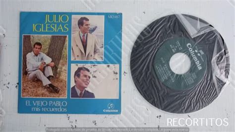 JULIO IGLESIAS VIEUX Pablo Mes Souvenirs Unique Espagne 1968 EUR 9