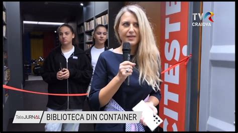 Biblioteca Din Container Stiri Tvr Craiova