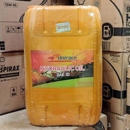 Jual OLI HIDROLIK HYDRAULIC UNIRACE HYDRAULIC SAE 10 19 LITER