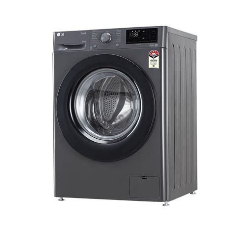 Buy Lg 6 5 Kg 5 Star Fully Automatic Front Load Washing Machine Fhv1265z2m Abmqeil Steam Wash