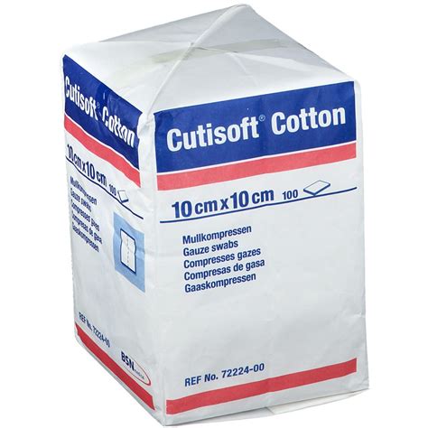 Cutisoft® Cotton Unsteril 10 Cm X 10 Cm 100 St Shop Apotheke