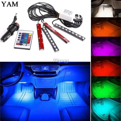 Color Flexible Car Styling Rgb Led Strip Light Atmosphere