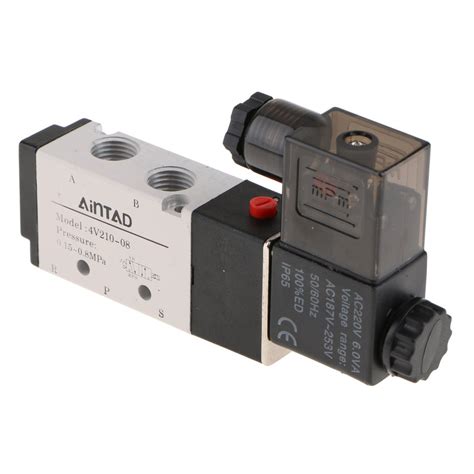 Homyl 4V210 08 Válvula solenoide neumática de control de aire DC220V