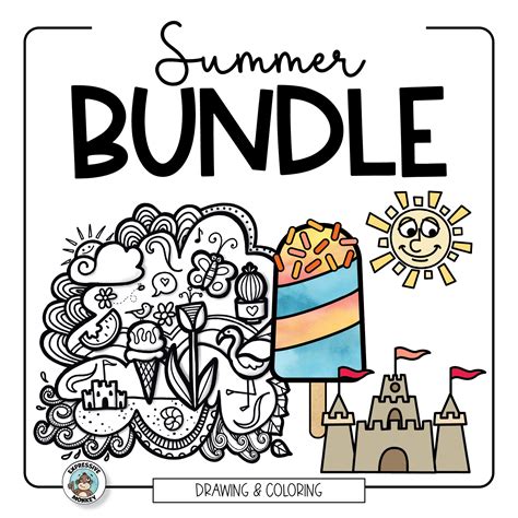 Summer Art Projects • Art Activity Bundle - Expressive Monkey