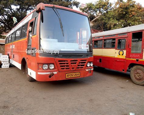 Apsrtc Super Luxury Bus At Miraj Miraj Hydrabad Gourav Shinde 94