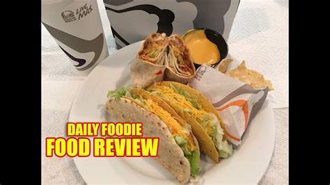 Taco Bell 5 Cravings Deal Review Box Deal Value Meal Youtube