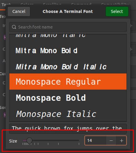 How to Change the Terminal Font Size in Ubuntu