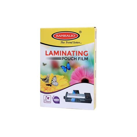 Bambalio Lam Professional Thermal Laminating Pouch A Size