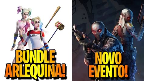 Skin Da Arlequina E Novo Evento Fortnite Youtube