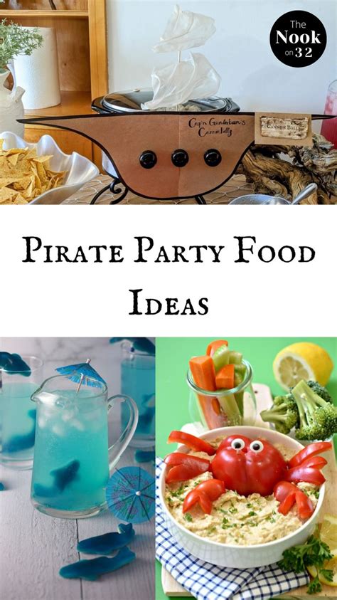 Pirate Party Food Ideas | Pirate party food, Pirate party, Mermaid pirate party