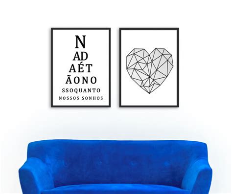 Quadro Decorativo Frase Nada É Tão Nosso Quanto Nossos Sonho