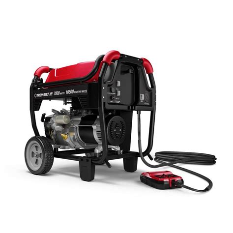 Troy Bilt XP 7000 Running Watt Gasoline Portable Generator With Briggs