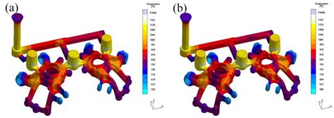 Effect Of Pouring Temperature On Simulation Results Of Nodular Cast Iron Process For Hub Support