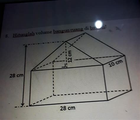 Hitungan Volume Bangun Ruang Di Bawah Ini Id