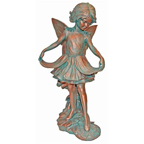 Suffolk Fairies 18 in. Fairy "Emily" Statue-96001 - The Home Depot ...