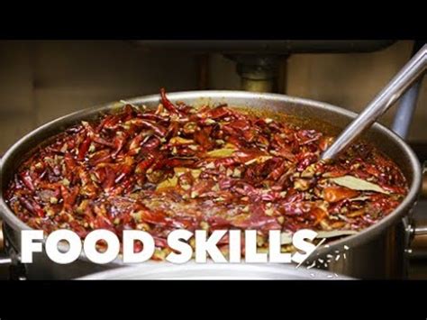 How To Eat Sichuan Hot Pot Food Skills YouTube